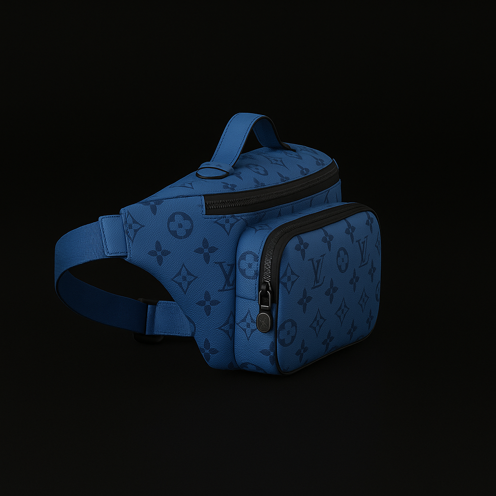 Louis Vuitton Blue Monogram Bumbag Waist Bag