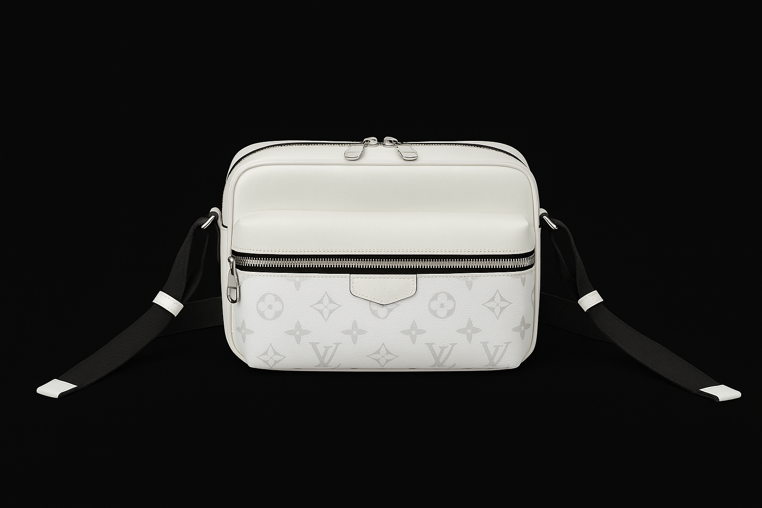 Louis Vuitton White Monogram Crossbody Bag