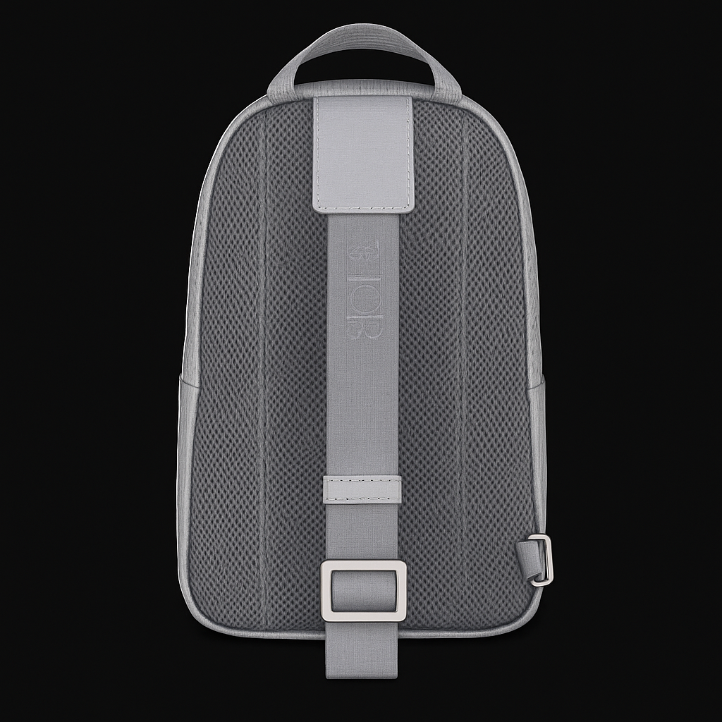 Dior Grey Geometric Monogram Sling Bag